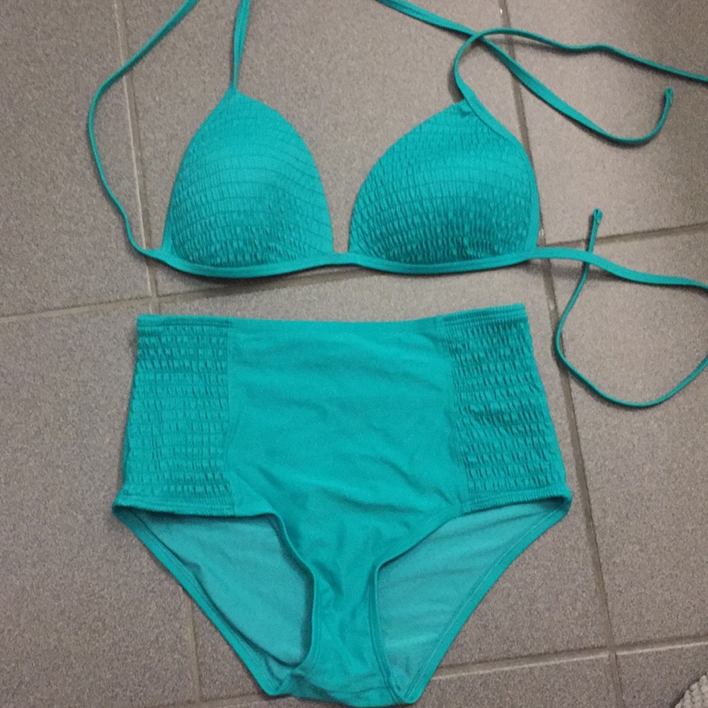 Aerie high waisted swim set bikini